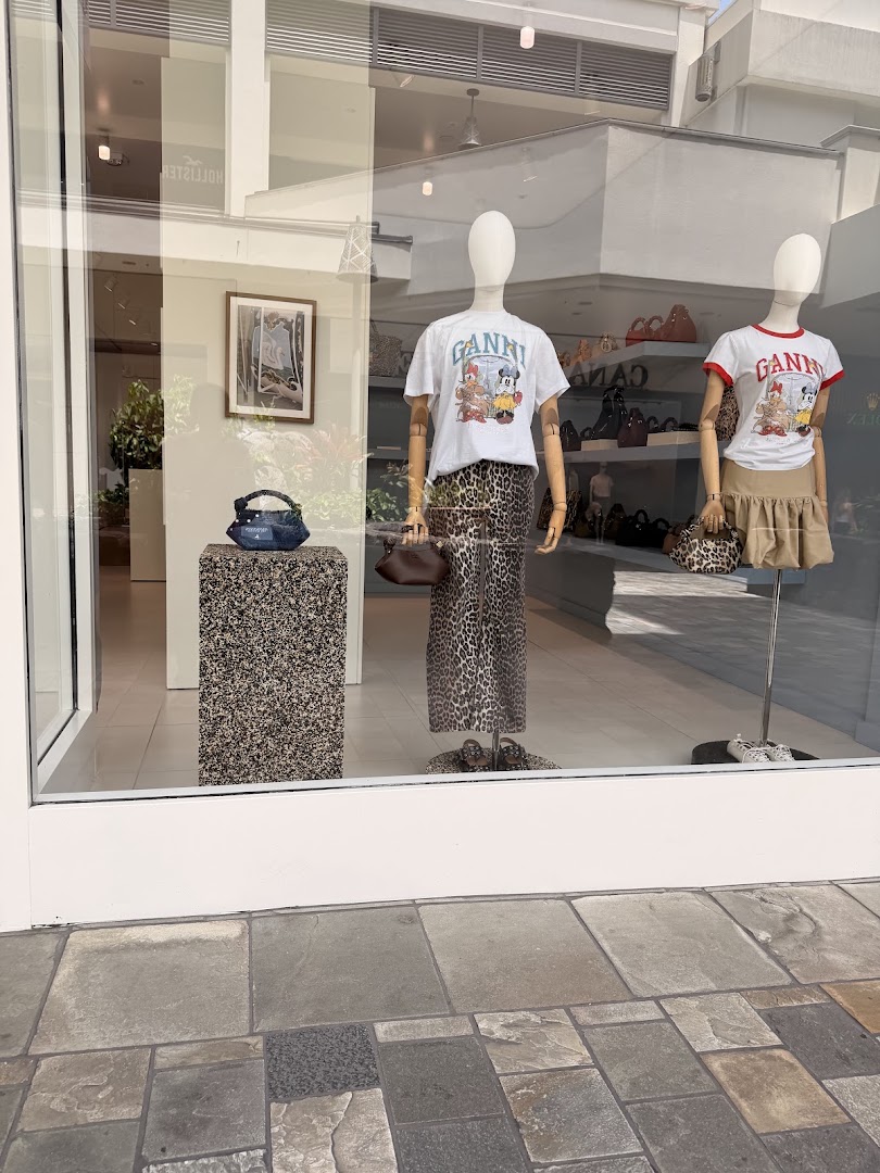 GANNI Ala Moana: clear storefront display photo