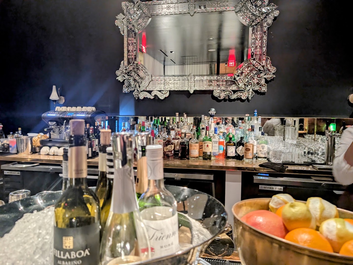 Augustine Lounge: clear, professional bar interior shot