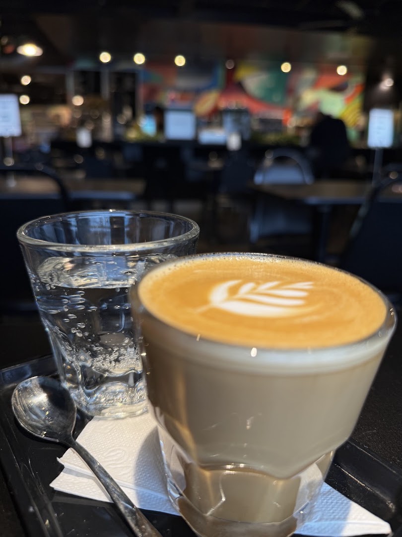 Coral Sword: appealing shot of coffee drink