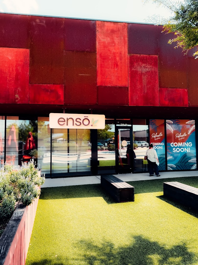ensō matcha: clear exterior shot of venue
