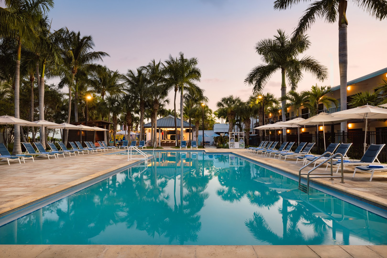 Blue Flamingo Resort: professional, inviting hotel pool shot