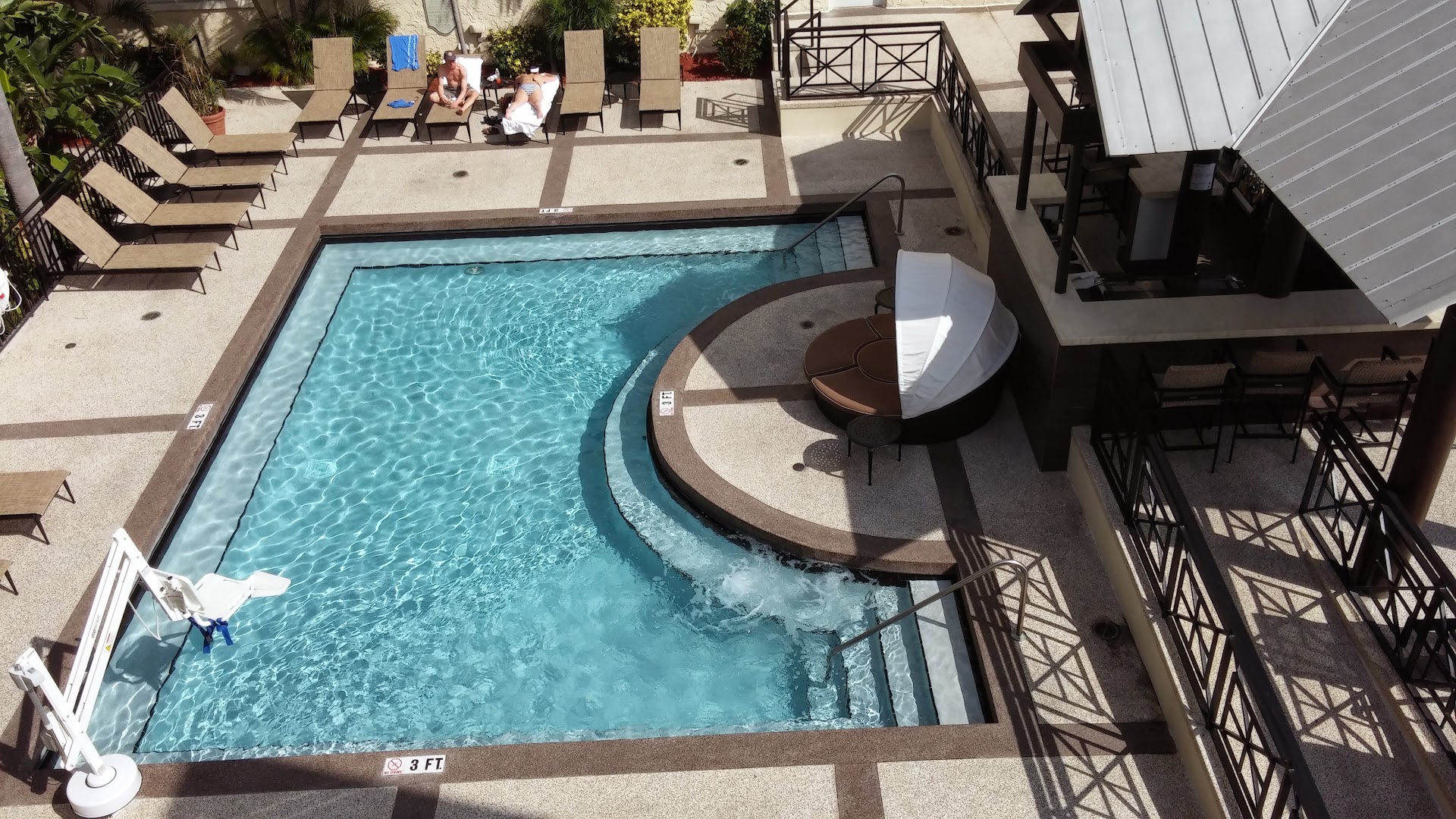 La Concha Key West, Autograph Collection: clear high-angle hotel pool view