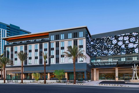 AC Hotel Las Vegas Symphony Park: professional exterior shot of hotel