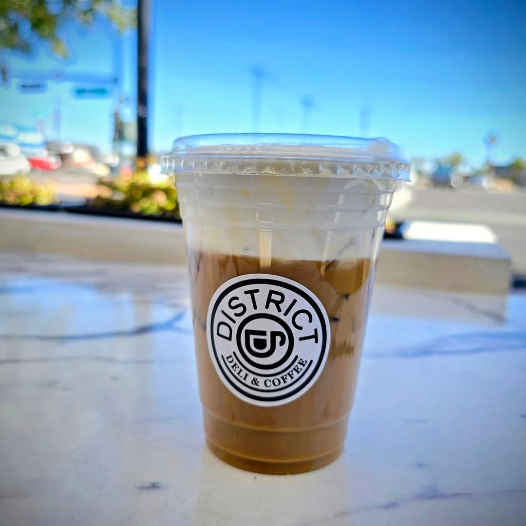 District Deli & Coffee: appealing photo of branded coffee