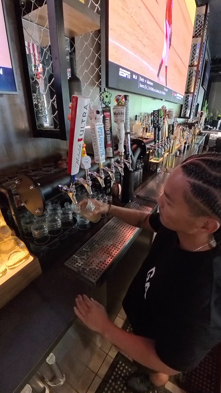 General Admission: staff serving drinks clearly