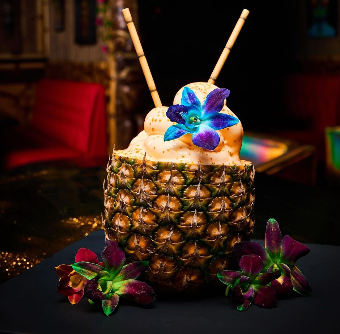 Glitter Gulch Tiki: high quality, professional cocktail photo