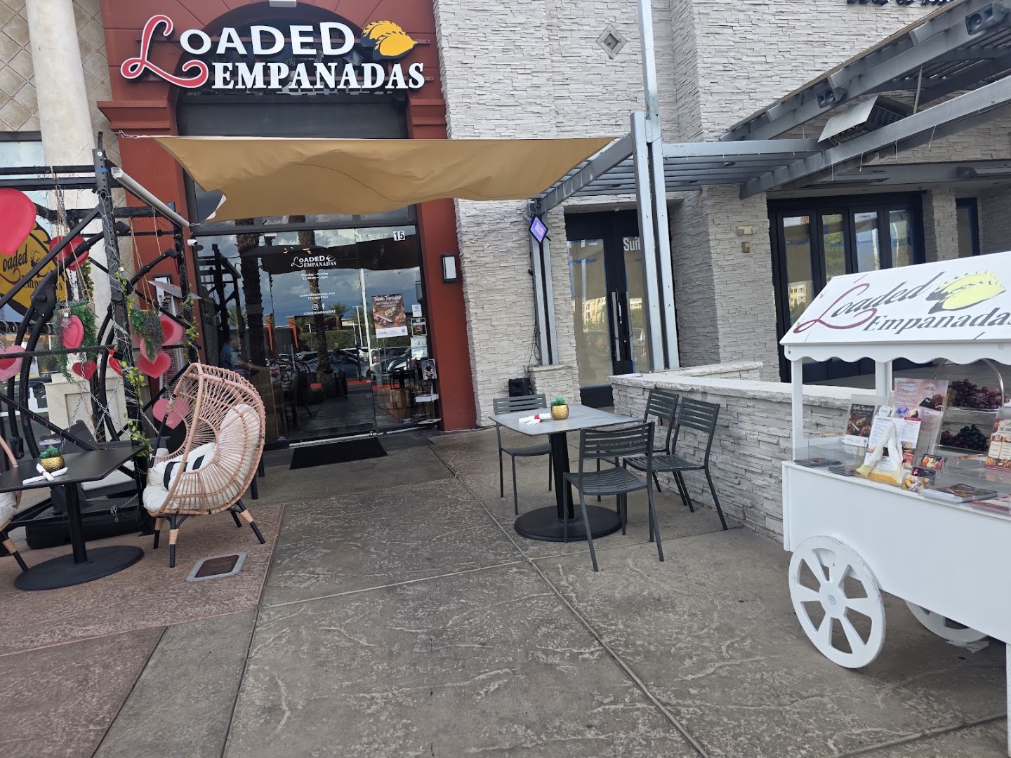 Loaded Empanadas: clear photo of restaurant exterior