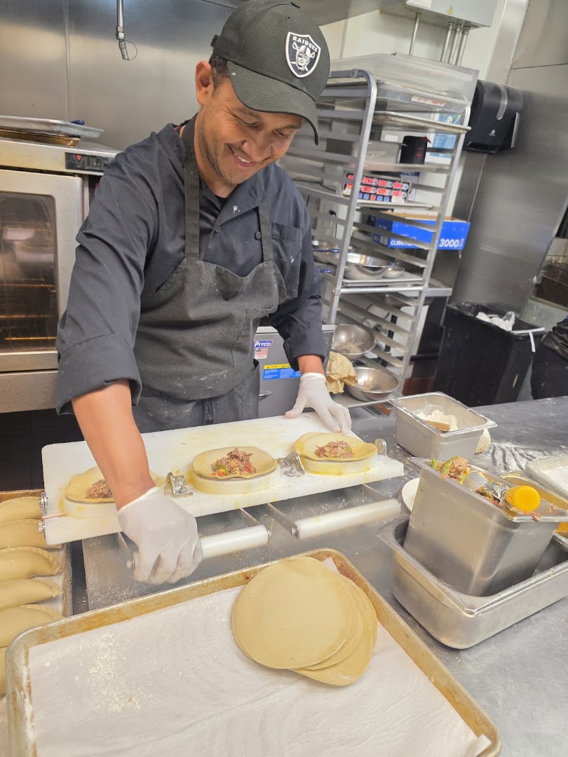 Loaded Empanadas: professional photo of food preparation