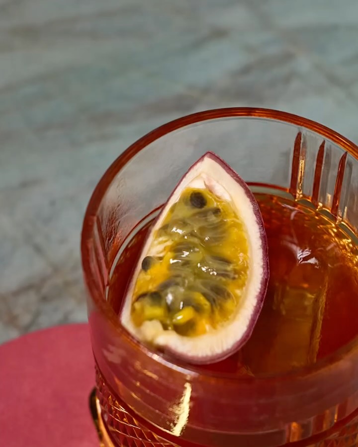 Maroon: appealing high-quality cocktail photo