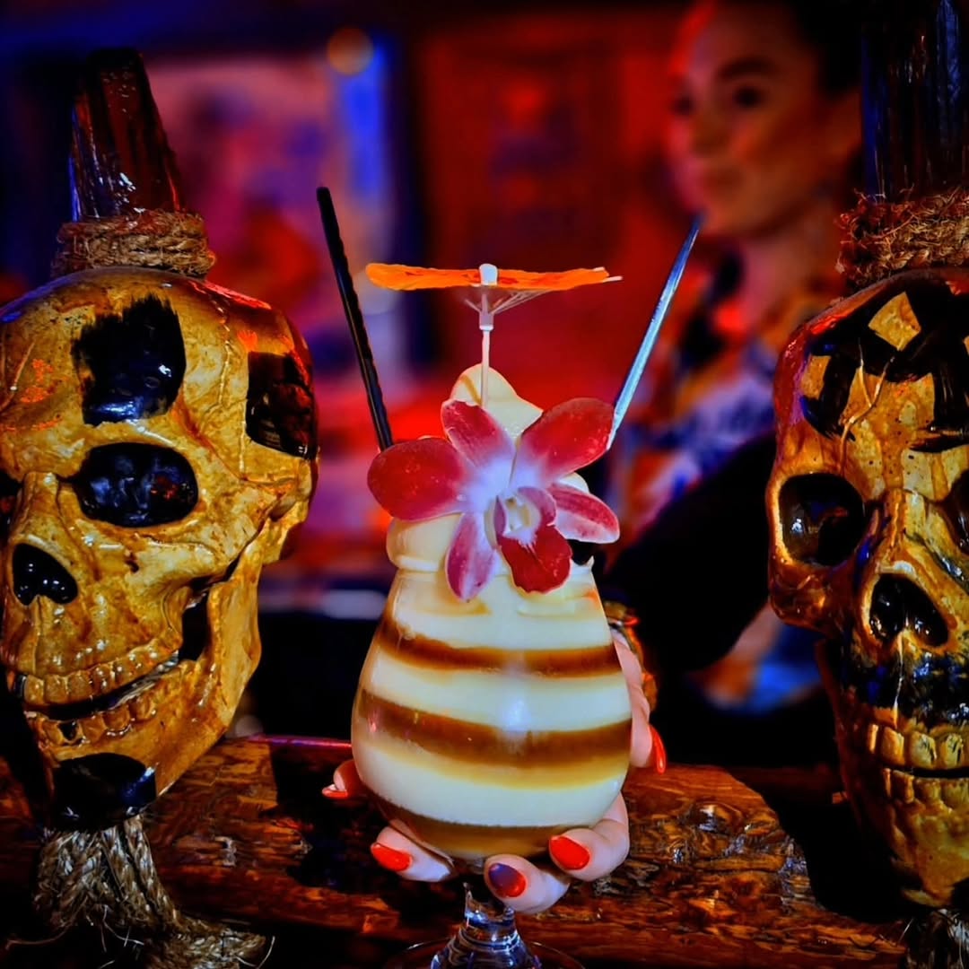The Tiki Bar: high quality, thematic cocktail photo
