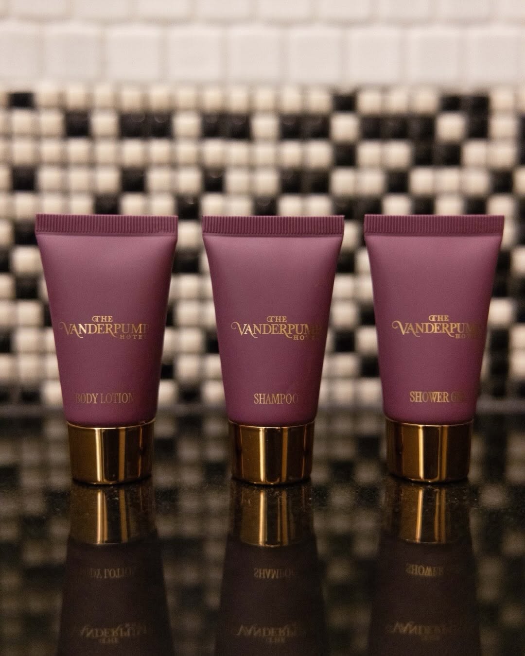 The Vanderpump Hotel: professional hotel amenity product shot