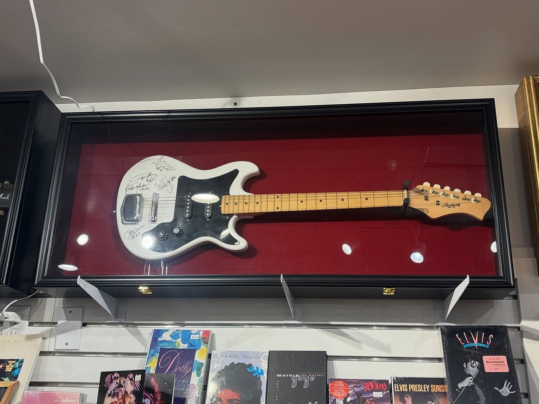 Vinyl Pharmacy: clear display of shop products