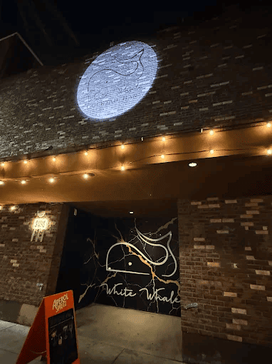 White Whale: attractive exterior with clear branding