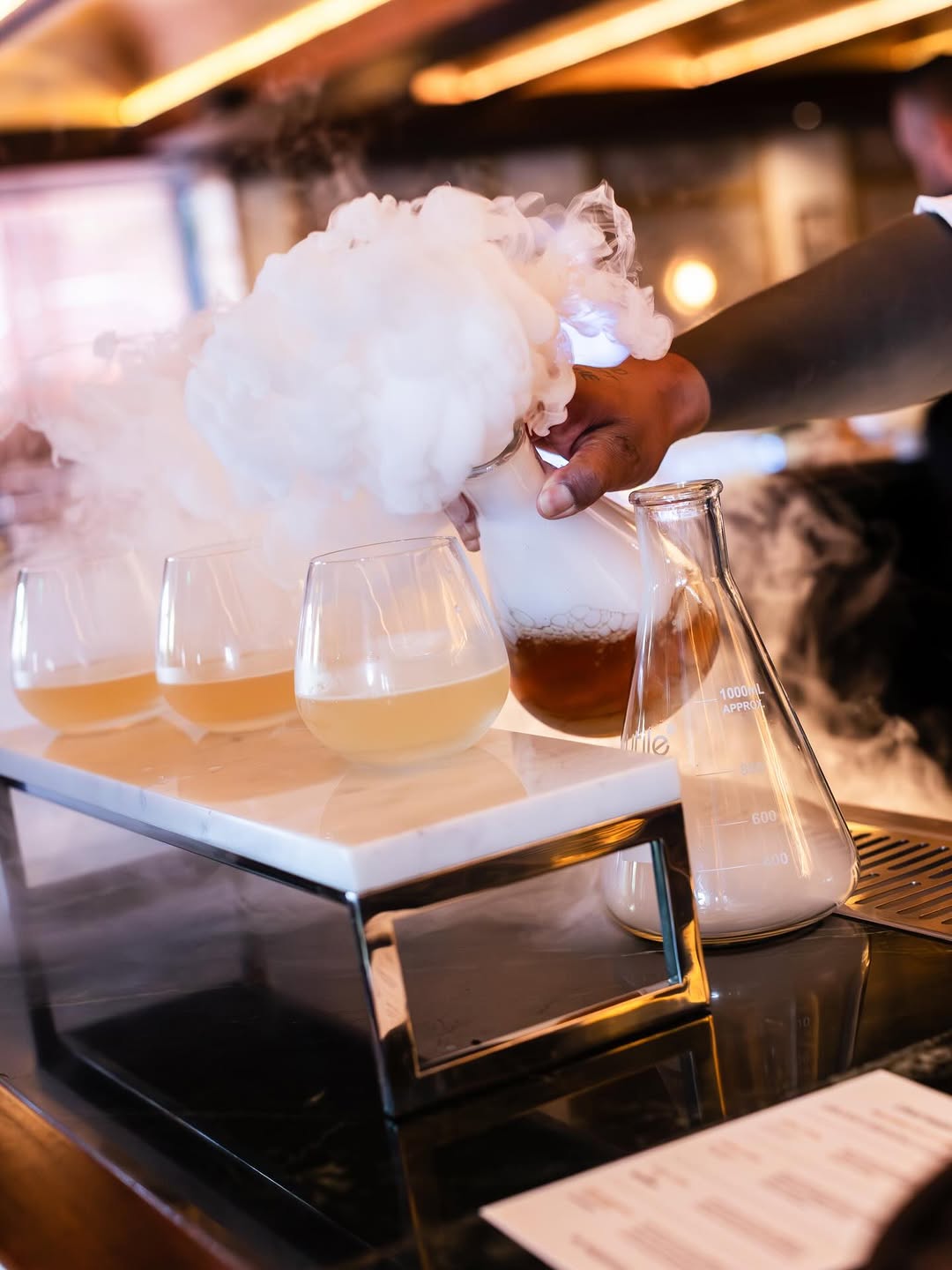 Zaytinya: high quality, engaging drink presentation