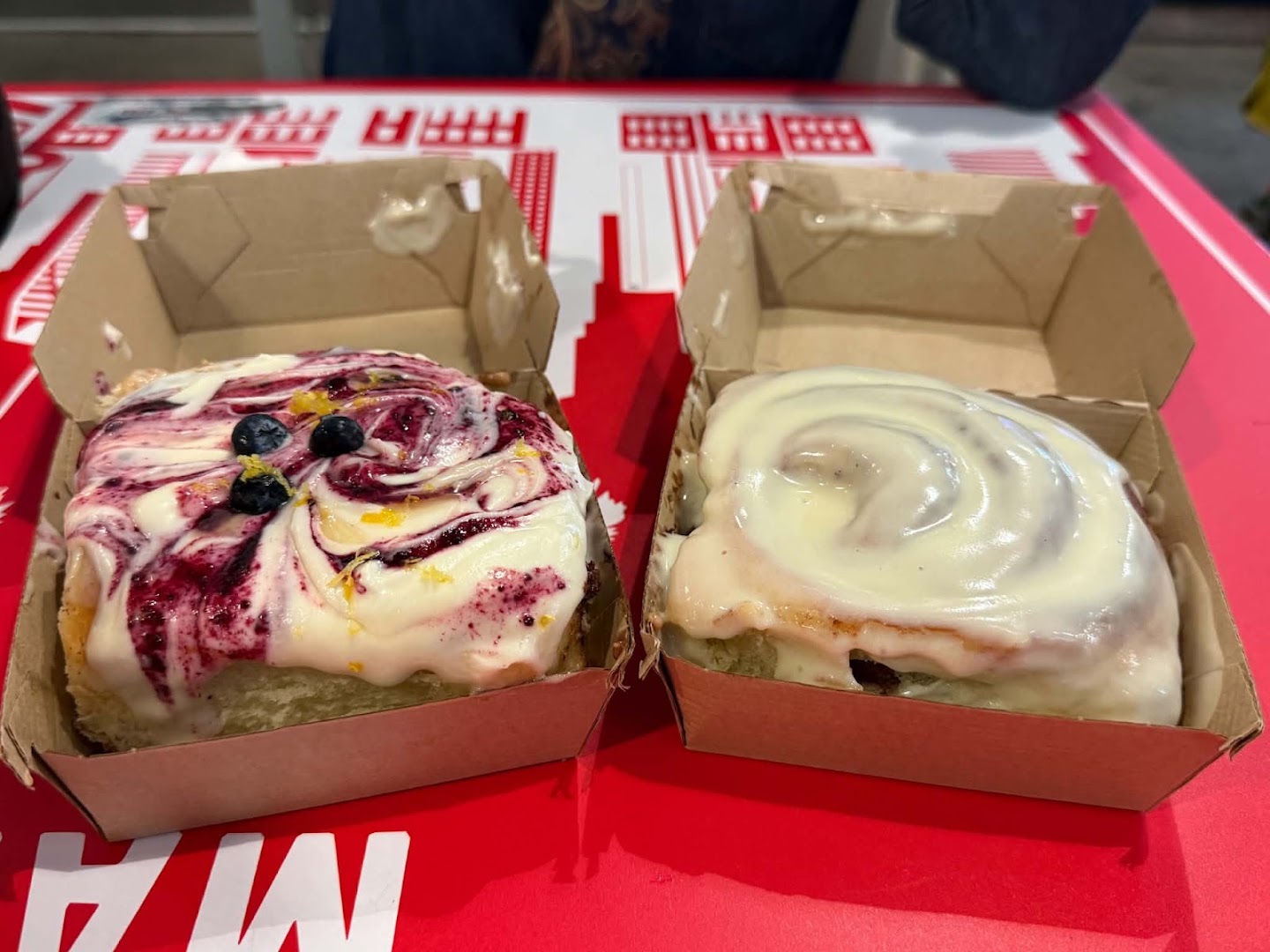 Cinnies: appetizing photo of breakfast items