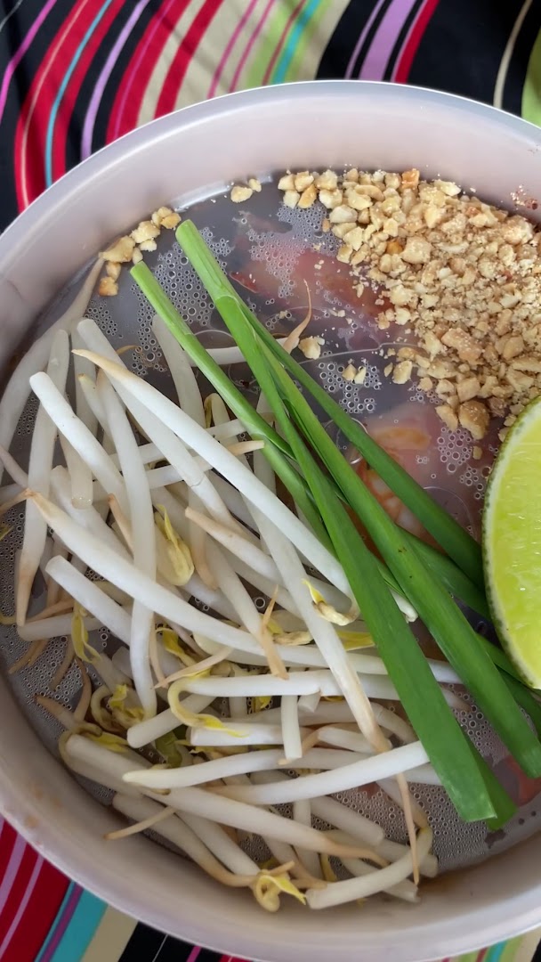 Holy Basil: appetizing close-up of restaurant dish