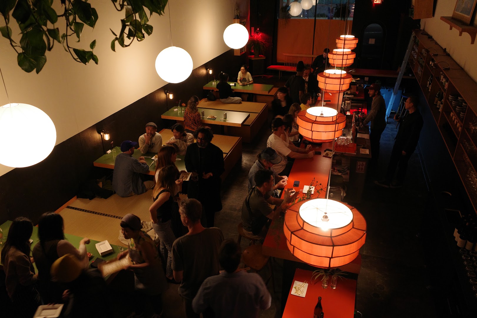 Jodo Sake Bar: inviting bar atmosphere clearly