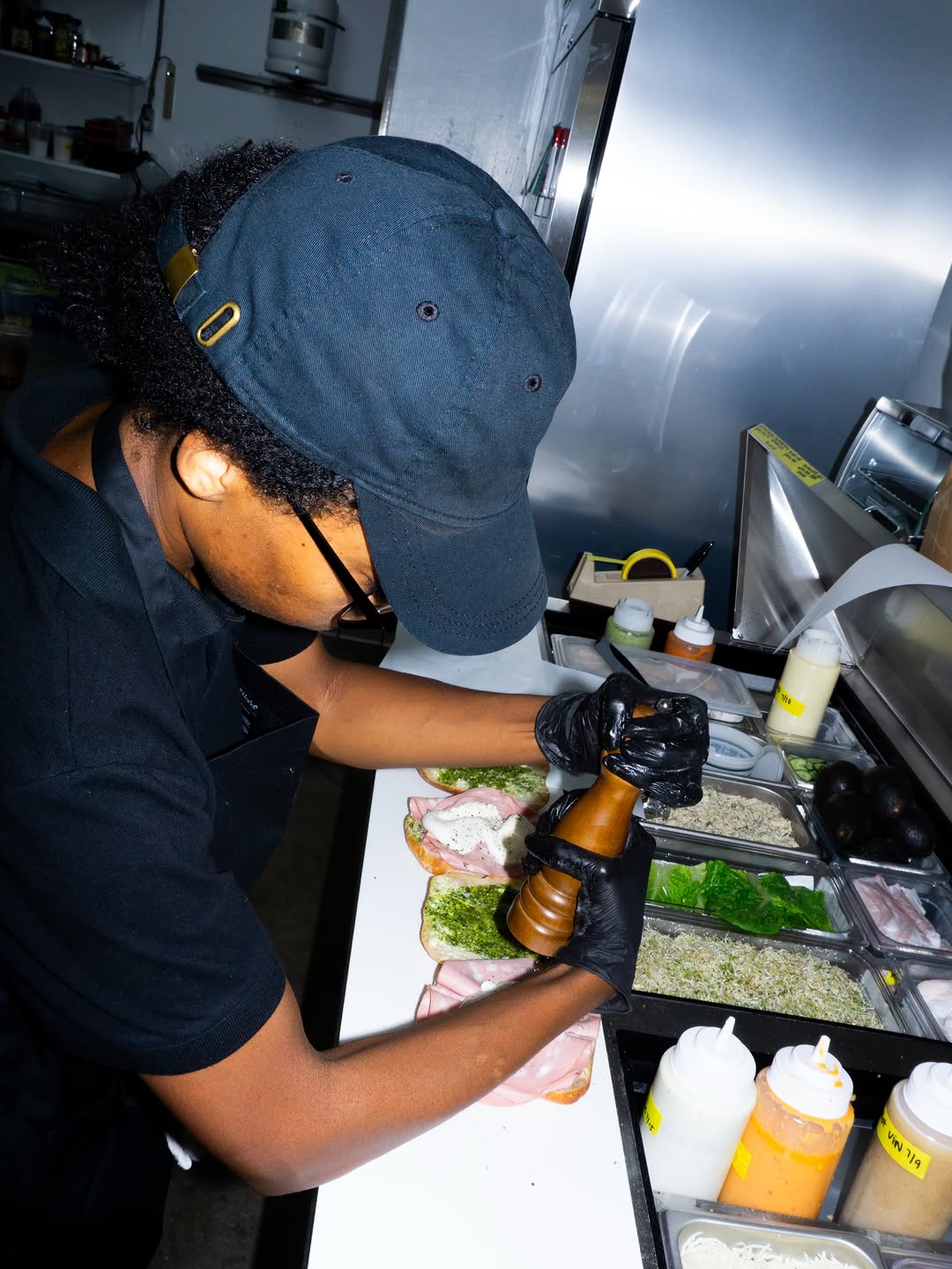 Monroe Place: professional staff preparing fresh food