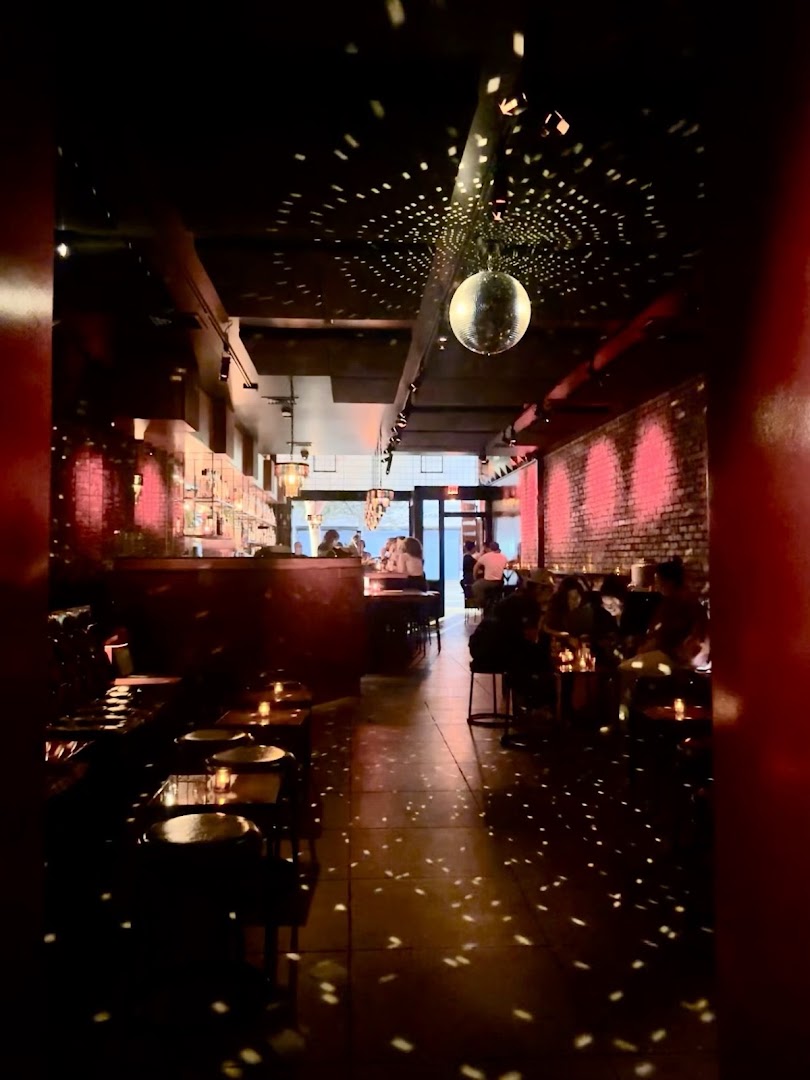 Palomino: atmospheric interior with disco ball