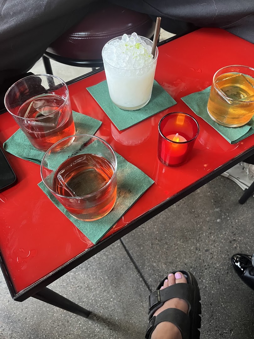 Palomino: appealing shot of bar drinks