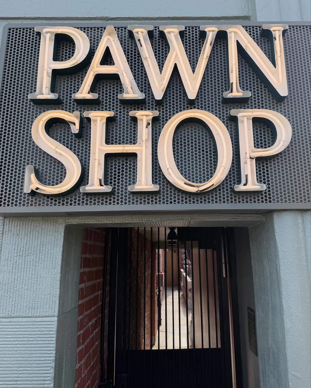 Pawn Shop: clear signage of the venue