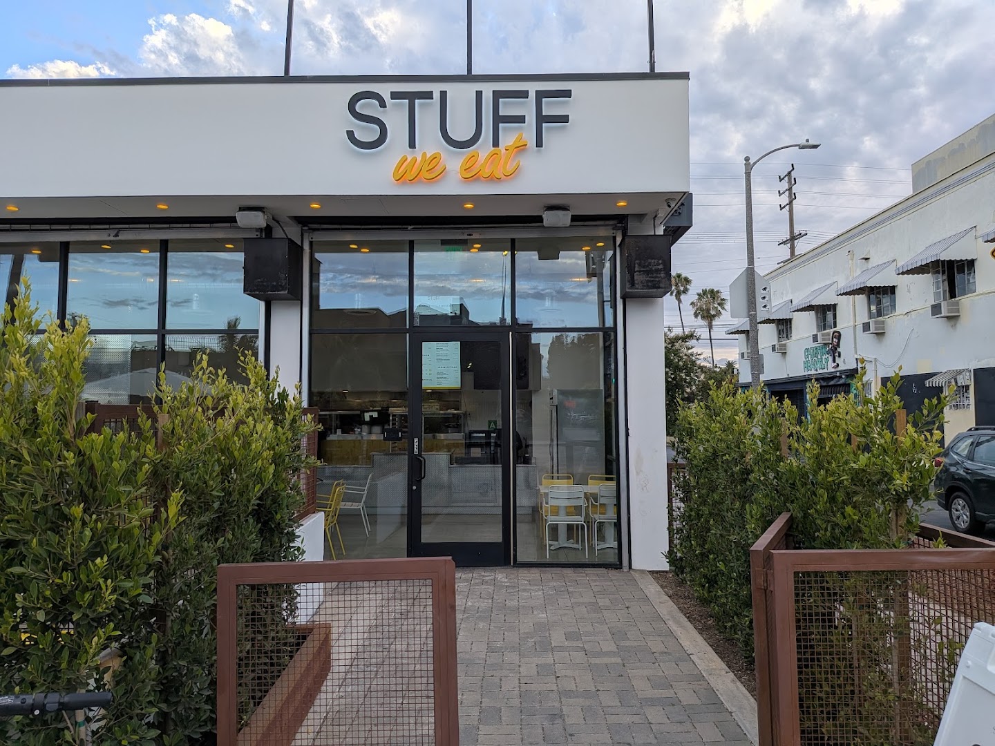 Stuff We Eat: clear exterior shot of restaurant