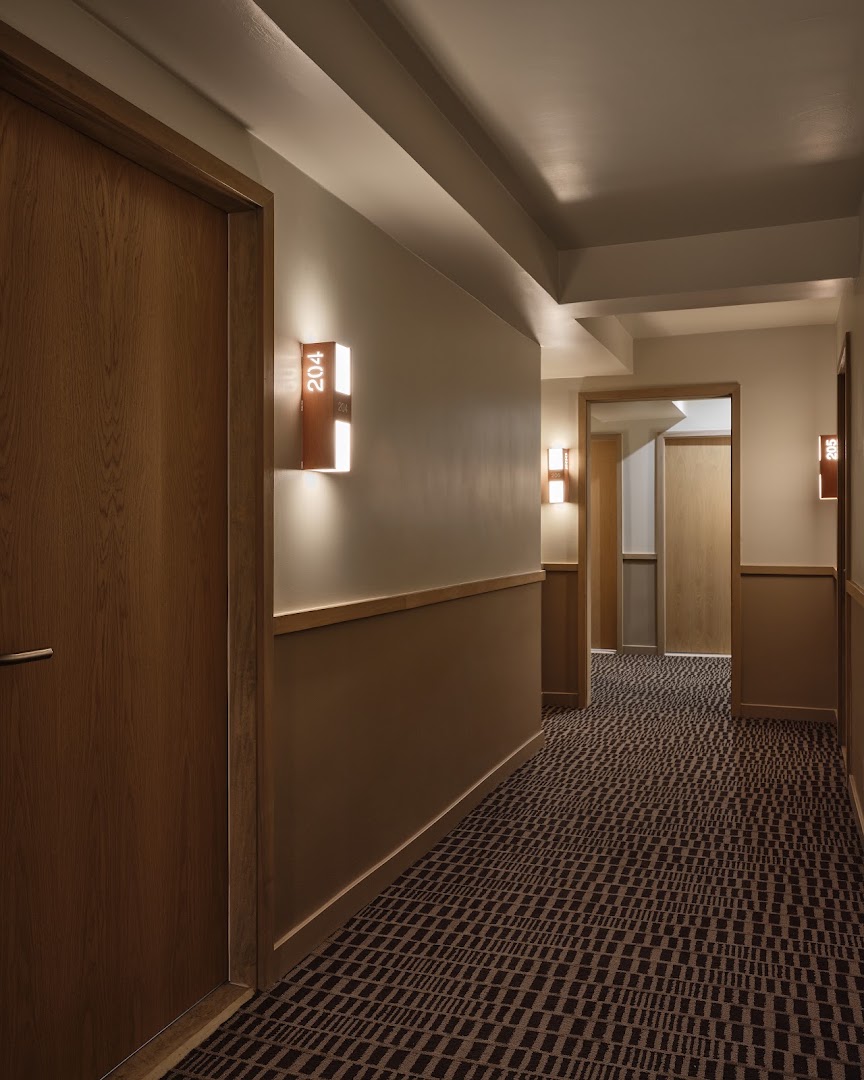 The Ivory: professional hotel hallway interior shot