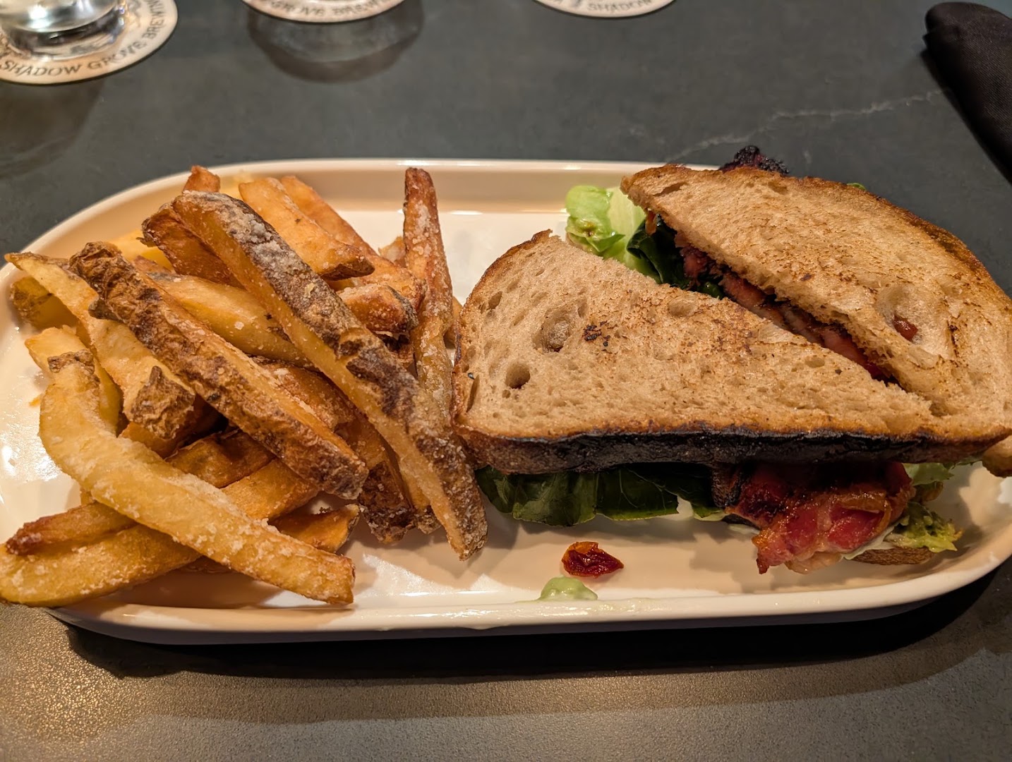 Where The Creatures Sleep: appetizing photo of bar food