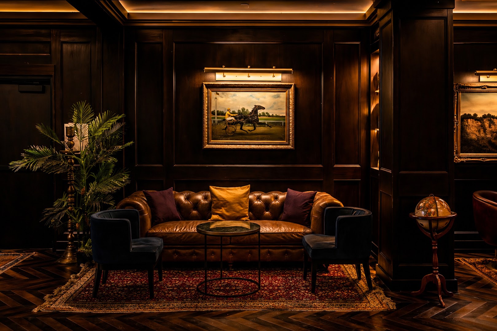 Whisky Hotel: professional, atmospheric hotel interior shot