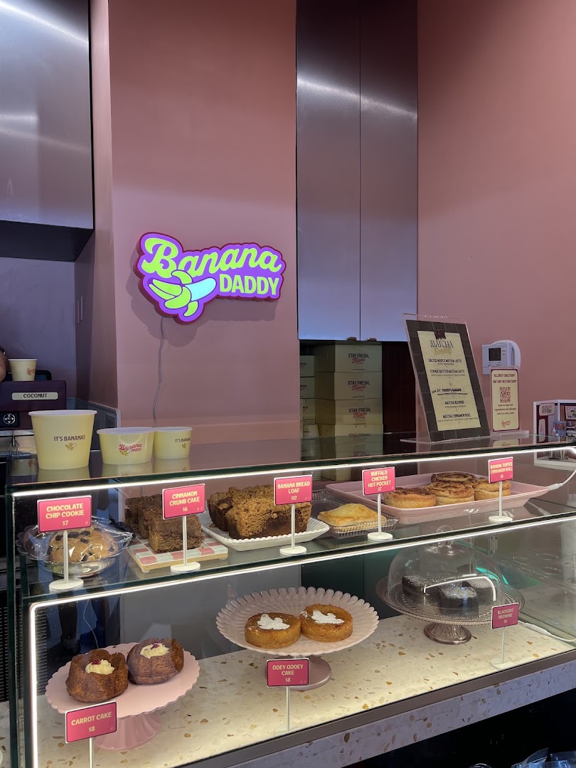 Banana Daddy: clear display of venue offerings