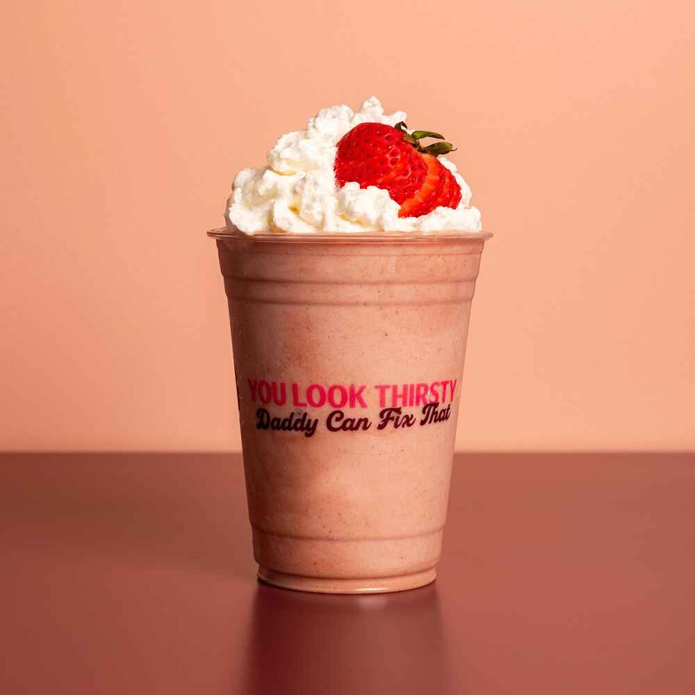 Banana Daddy: professional product shot of drink