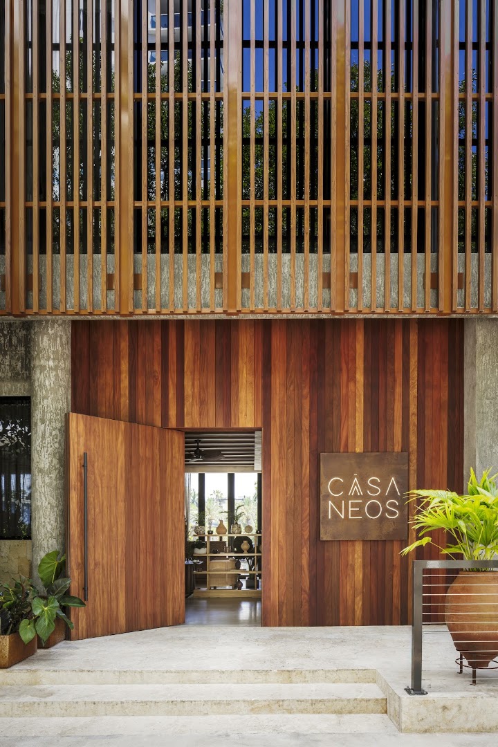 Casa Neos: professional exterior shot of venue