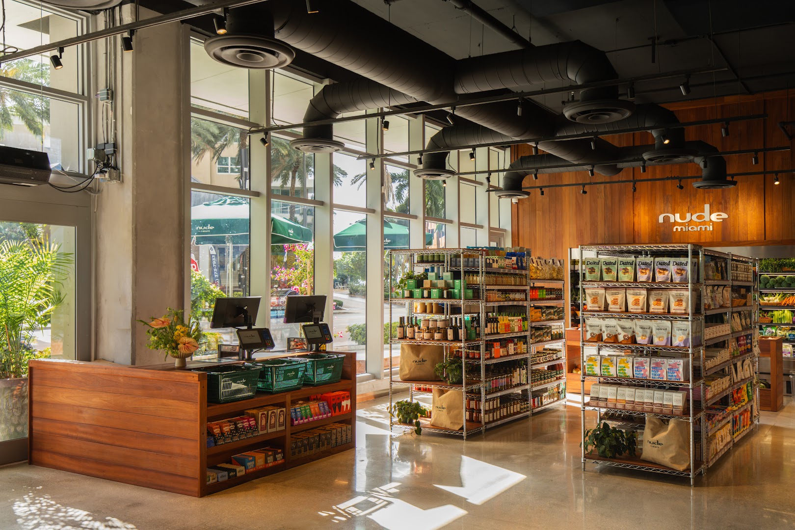 Nude Miami: professional, clear, inviting shop interior