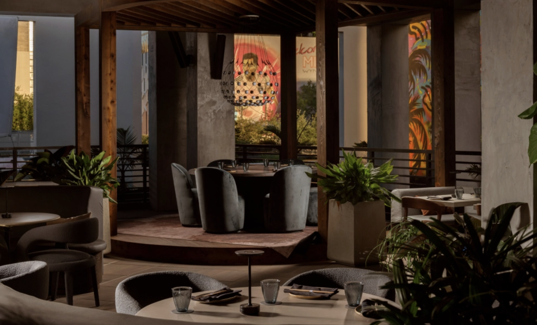 On & On: professional shot of venue interior