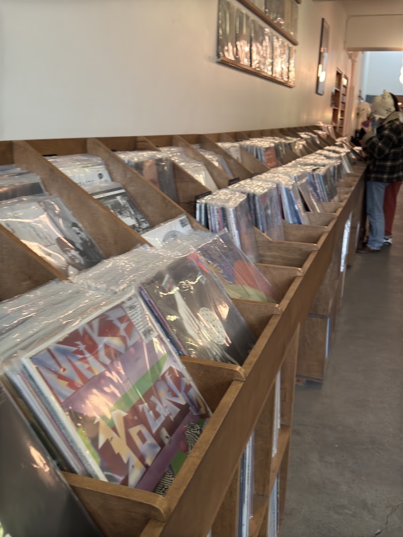 Lucky Cat Records: clear view of shop interior