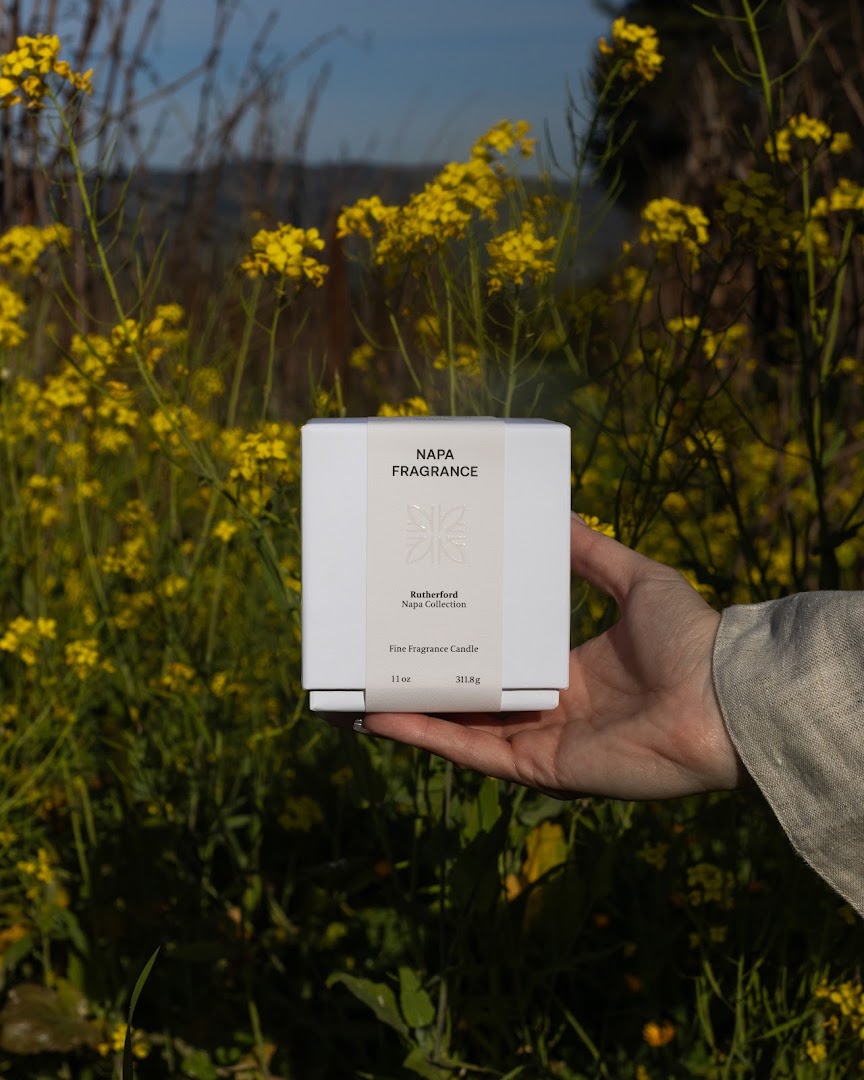 Napa Fragrance: professional product shot in nature