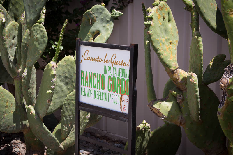 Rancho Gordo: clear signage of the shop