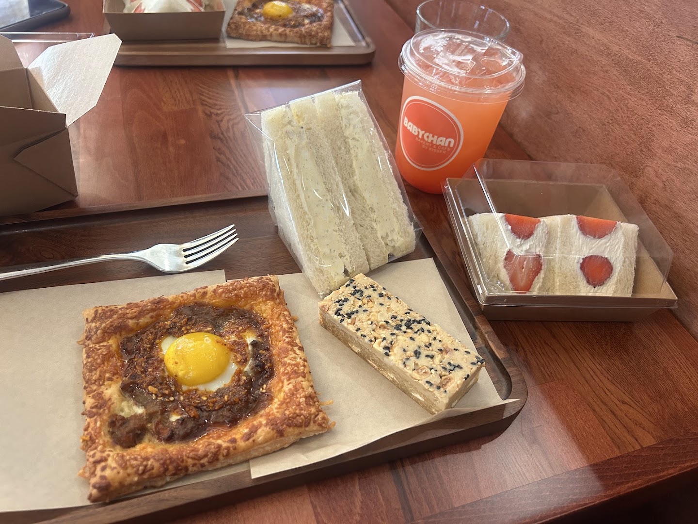 Babychan: clear photo of menu items