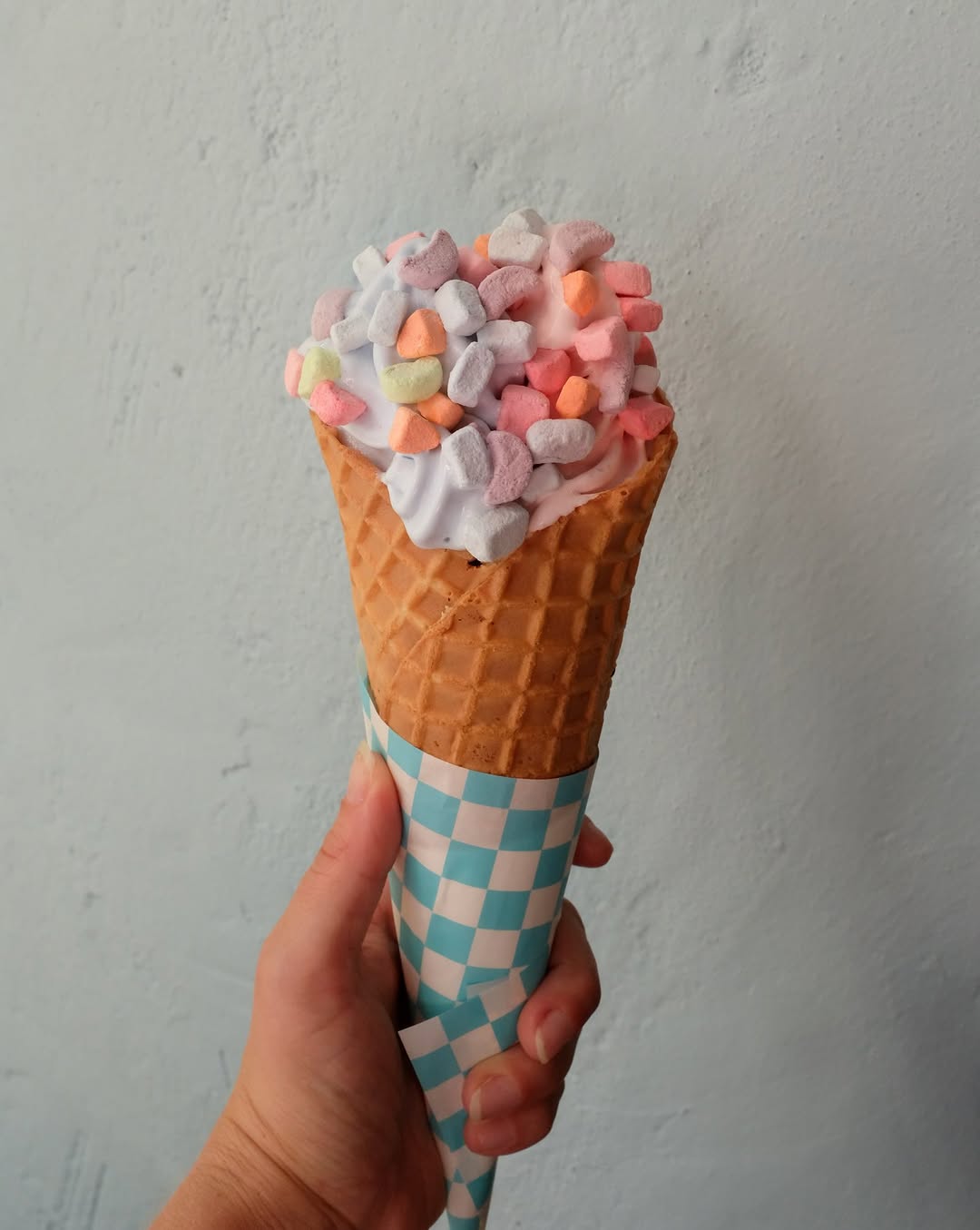 Cone-cept: appetizing photo of venue product