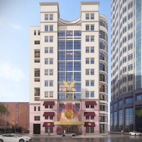 Dolly Parton's SongTeller Hotel: professional exterior shot of hotel