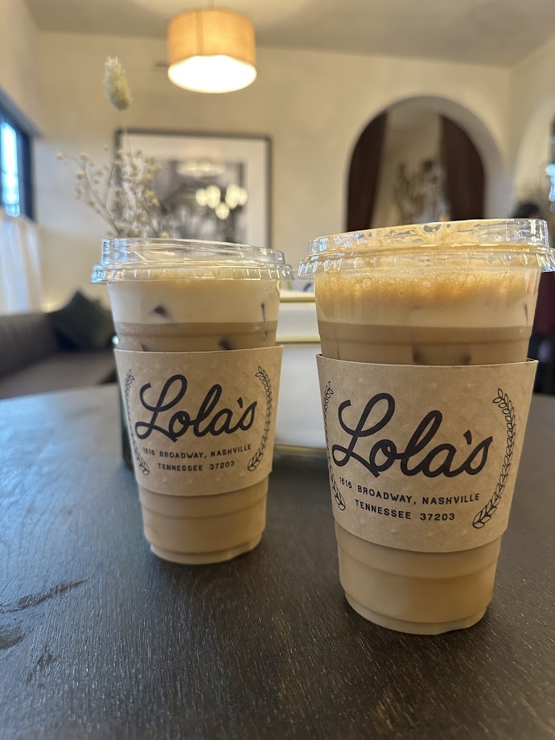 Lola's European Cafe: appealing photo of branded drinks