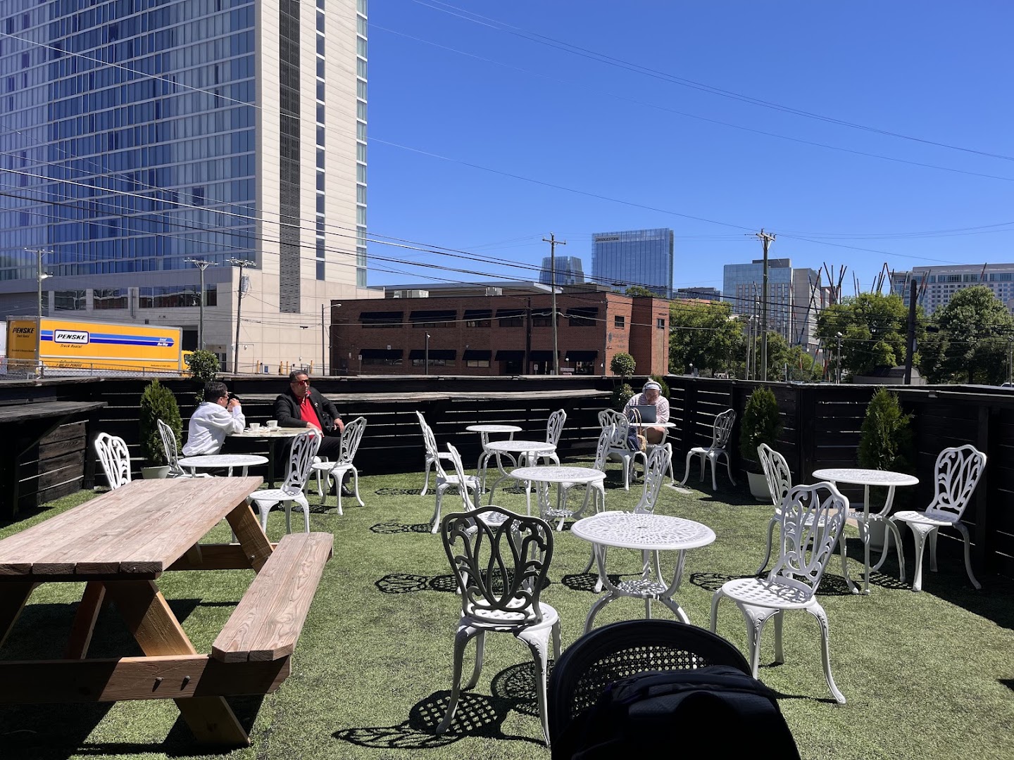 Olala Cafe: clear photo of venue terrace