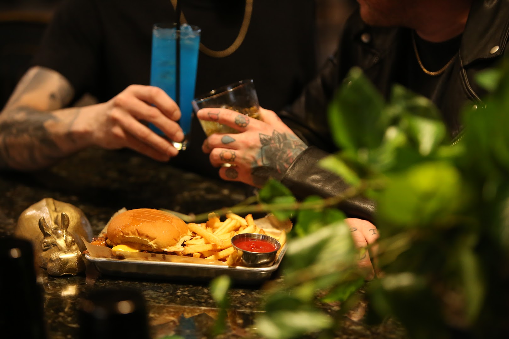Perfectly Fine: atmospheric shot of food drinks