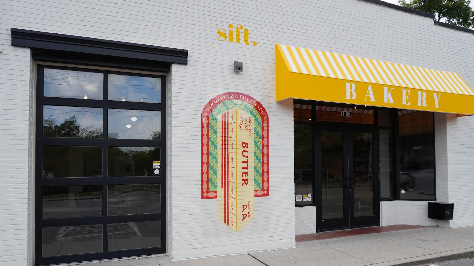 Sift: clear exterior shot of venue