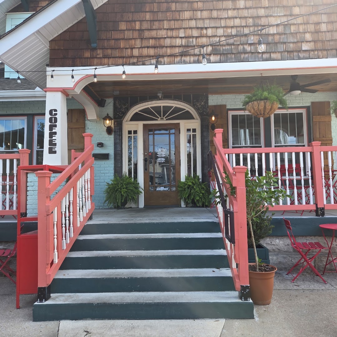 Verna: clear, inviting exterior of venue