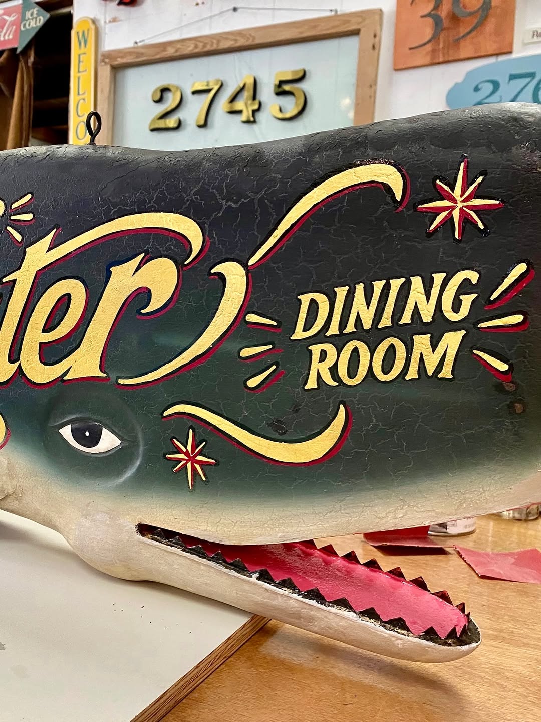Holywater: artistic signage reflects venue branding