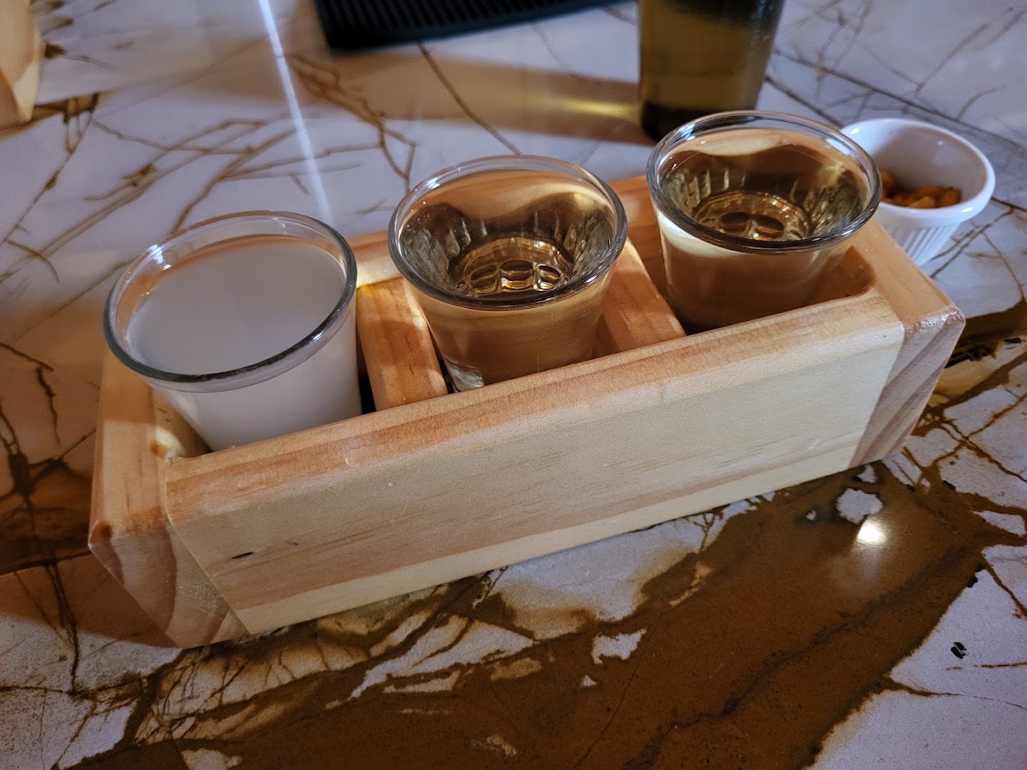 Rice Vice: clear photo of bar drinks