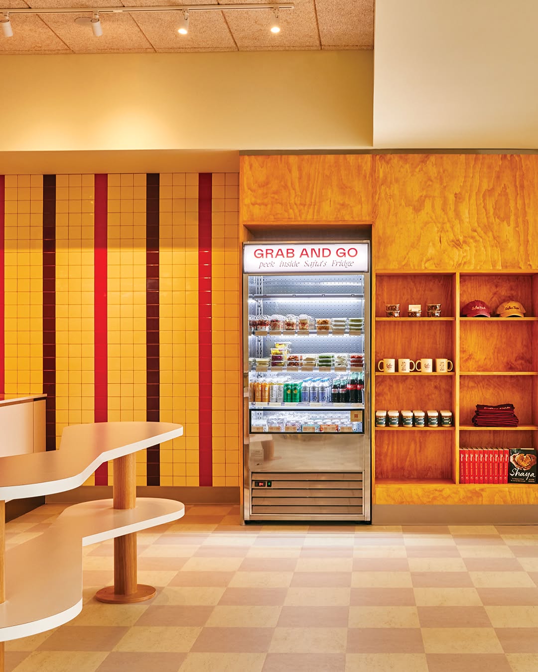 Safta's Table: clean, professional interior shot