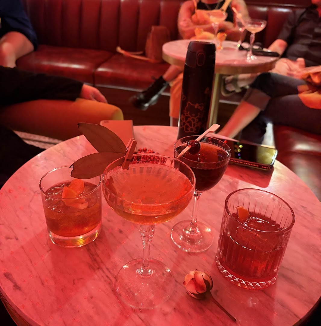 Soon Enough: appealing shot of bar drinks