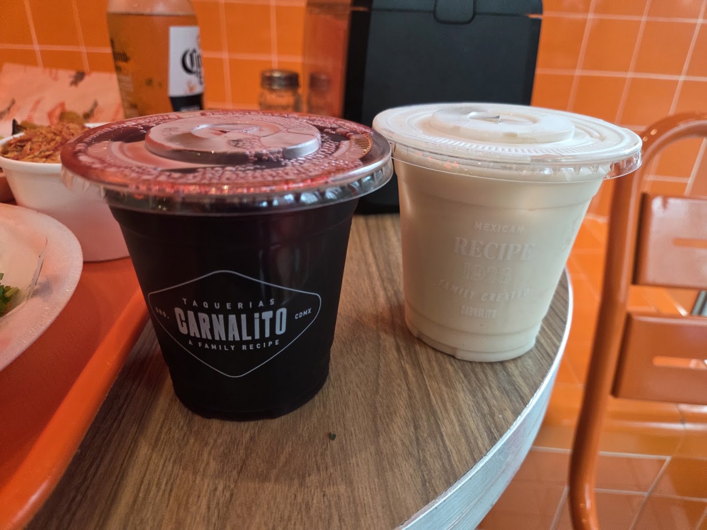 Taquerias Carnalito: clear photo of restaurant drinks
